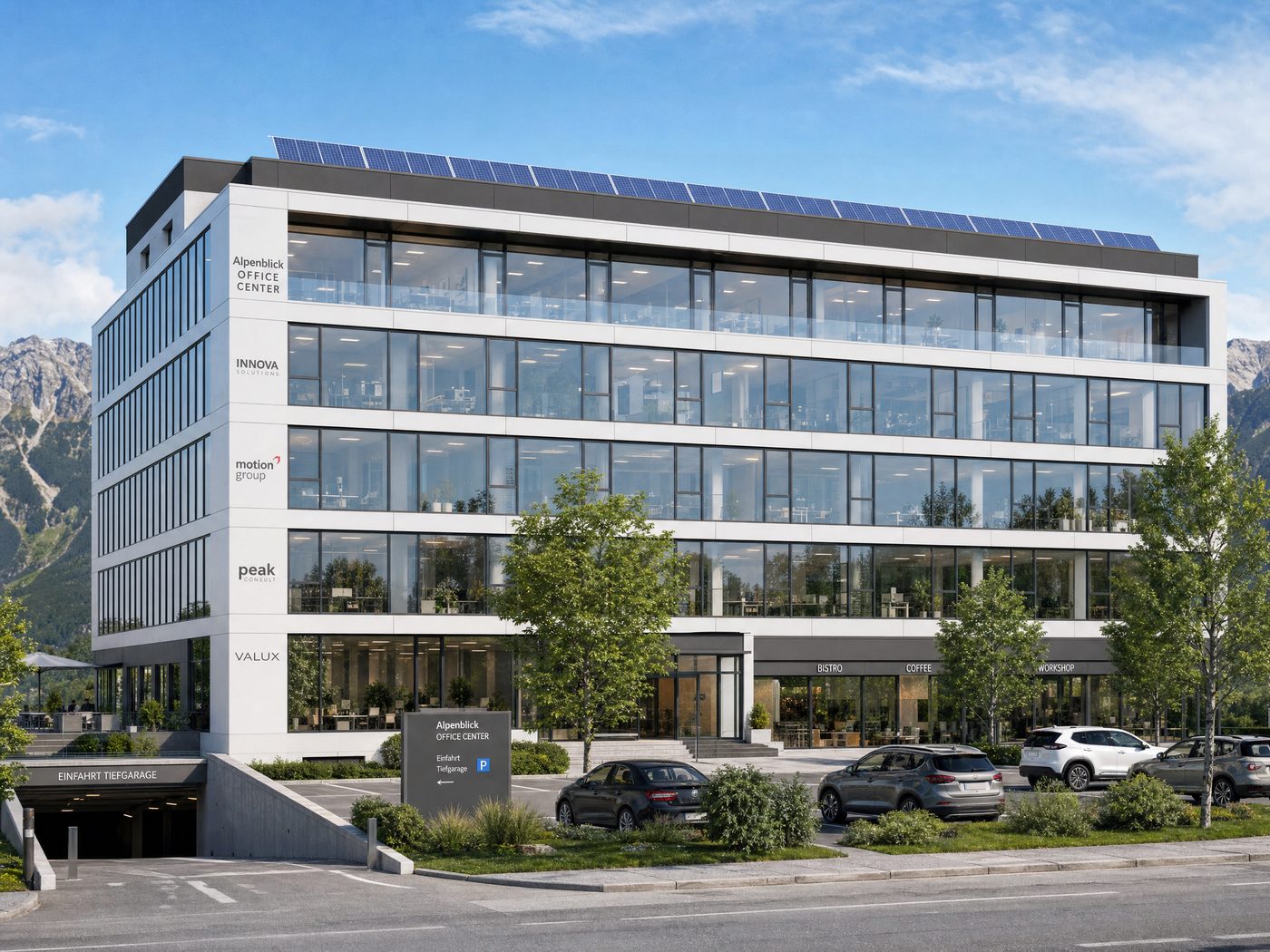 ImmoCF BV Bürocenter Visualisierung – Bad Vöslau